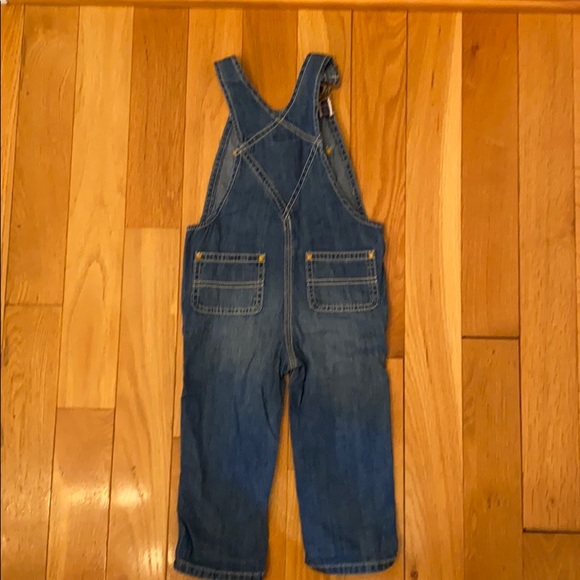 Gymboree soft denim overalls - Picture 6 of 10